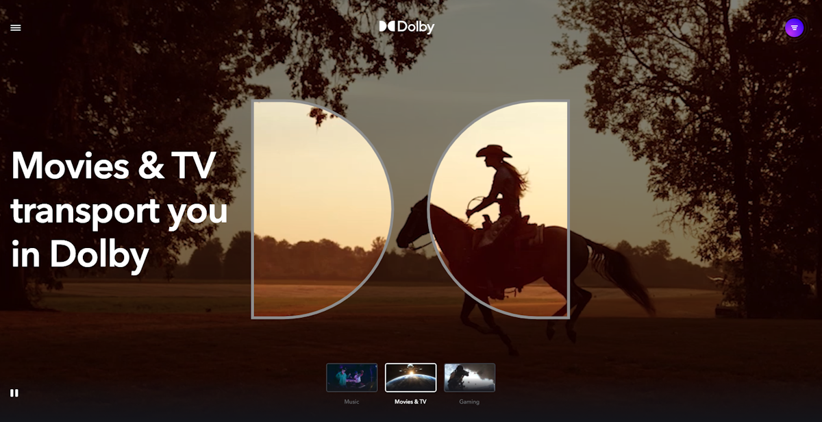 Dolby Website
